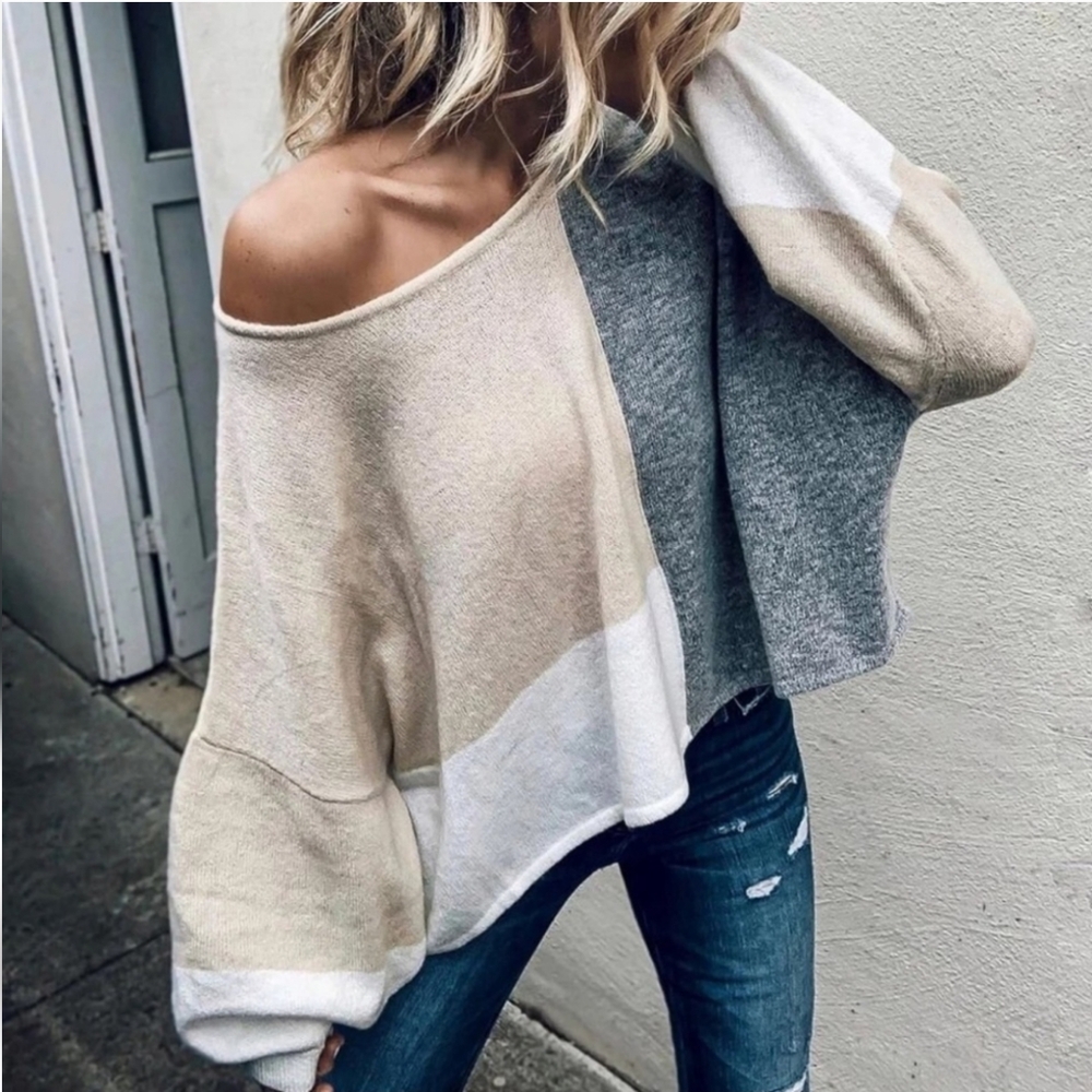 Rilley Naturals Pullover Sweater in Cream